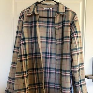 Flannel Plaid Women Riders Lee XL Shirt